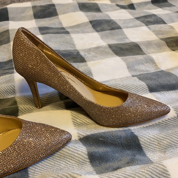 Jessica Simpson Glitter Pumps - Picture 3 of 8